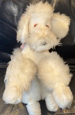 Poodle Plush Designed by Character 10 inch made in USA Clear Eyes