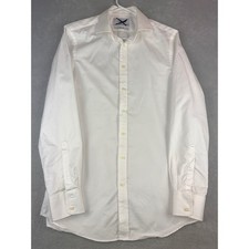 Charles Tyrwhitt 15.5X35 Slim Fit White Dress Shirt Mens 15 1/2 Spread Collar