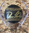 Dennis Santana Signed black ROMLB Baseball Pittsburgh Pirates/Texas Rangers