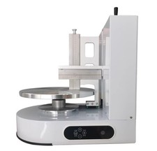 Máquina de recubrimiento a base de pasteles completamente automática para aplicar crema a bases de pasteles