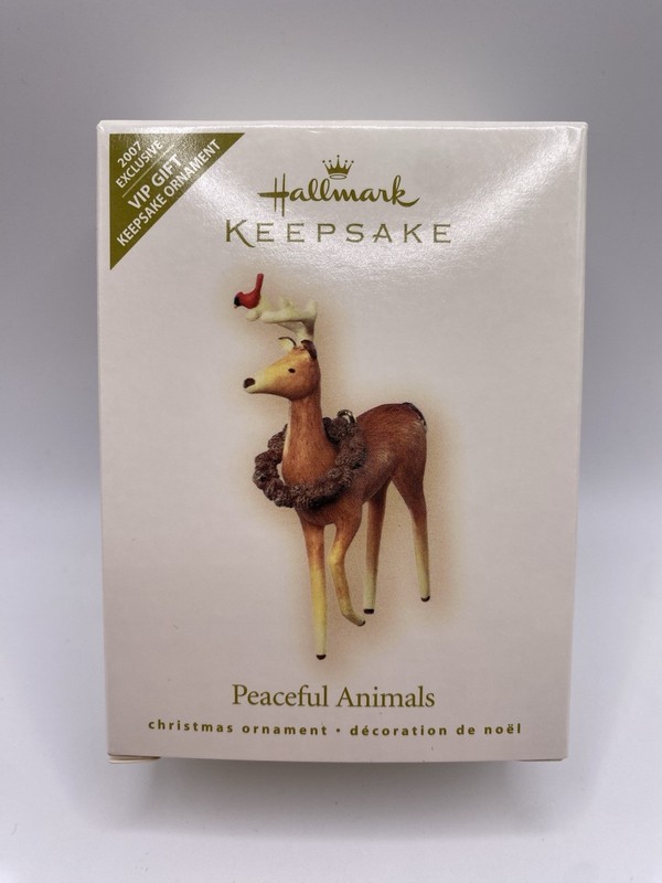 Hallmark Keepsake 2007 Peaceful Animals- NEW- READ