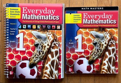 Everyday Mathematics Lot: Teacher's Lesson Guide & Math Masters 1ST GRADE -- New