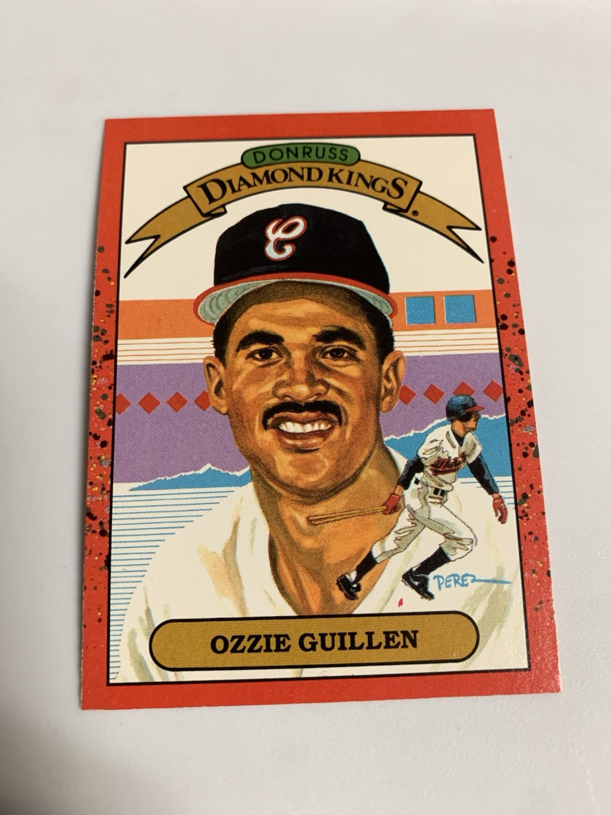 1990 Donruss Diamond Kings Ozzie Guillen Chicago White Sox