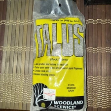 Woodland Scenics ~ Any Scale ~ Rock Debris ~ Medium Gray Talus ~ C1279