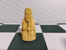 STUDIO ANNE CARLTON MINIATURE ISLE OF LEWIS BISHOP CHESS PIECE 2 1/8"