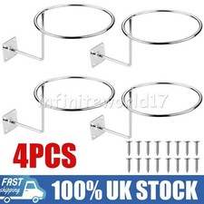 4PCS Motorcycle Helmet Holder Hook Jacket Bag Display Rack Wall Mount Hanger