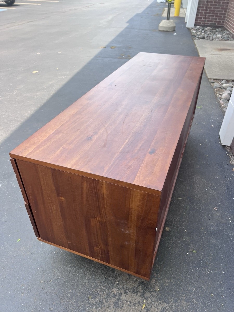 knee length dresses for ladies Rift Low Dresser, Cabinet, Hardwood, Modern, Storage, Custom main image 1