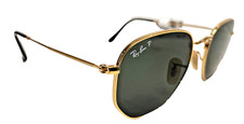 RAY BAN RB3548N 001 58 Arista Round 51 mm Unisex Polarized Sunglasses NIB 