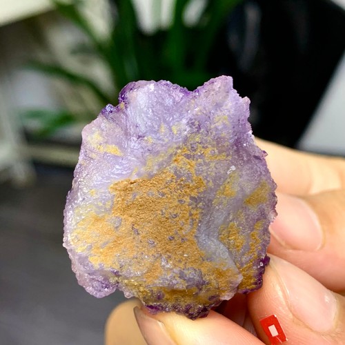 22G Rare transparent purple green cubic fluorite mineral crystal sample/China - Picture 14 of 16
