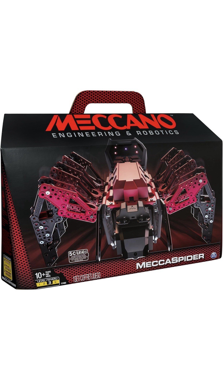 MECCANO MeccaSpider Robot Kit STEM Toy with Interactive Built-in Games and App