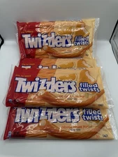 Twizzlers Orange Cream Pop Filled Twists Licorice - 11oz    4 Bags  BB 4/2026