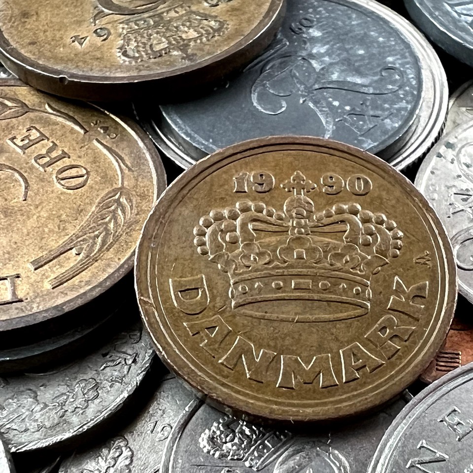 Danish Coins 1 LB Bulk Lot of ~100 Random Coins from Denmark 🇩🇰 | eBay