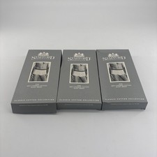 NEW VINTAGE MENS JC PENNY STAFFORD EXECUTIVE 3 PAIR BLACK BOXER BRIEF SIZE 28-30