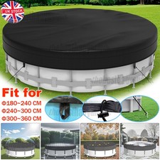 8 10 12FT Round Swimming Pool Cover Solar Protector for Above Ground Pool Oxford