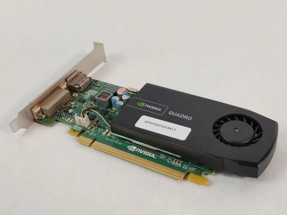 Lot of 2 Nvidia Quadro 410 512 MB GDDR3 PCI Express 2.0 x16 Desktop Video Card - Image 3 of 4