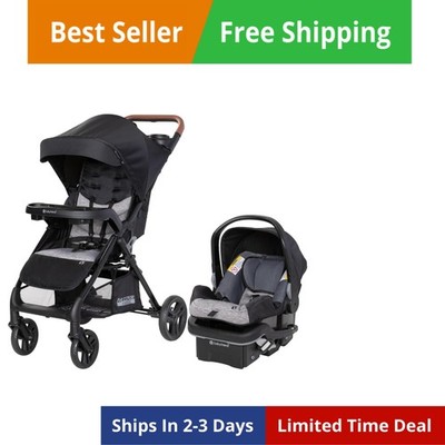 Passport Cargo Travel System with EZ-Lift Plus Infant Car Seat, Black Bamboo