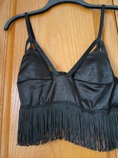 Frederick by Hollywood Seduction size L black with frings