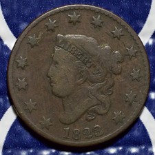 AMAZING 1823/2 RARE KEY DATE! NICE LARGE CENT!