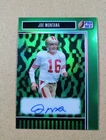 #/5 🔥 AUTO Joe Montana 2025 Pro Set Metal Green San Francisco 49ers HOF