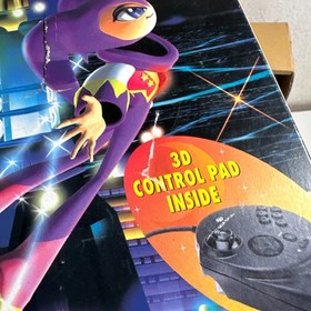 Nights Into Dreams with New 3D Control Pad Controller Sega Saturn, 1996