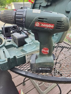 Metabo BST 12 Plus 12V Cordless Drill Driver Kit w/ 2 Batteries Charger Case