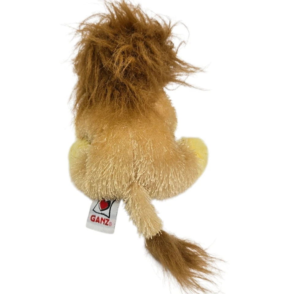 Ganz Lil Kinz Webkinz Lion Plush Jungle Zoo Cat Stuffed Animal Toy 6" - Image 4 of 4