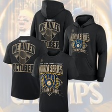 FASTSHIP Milwaukee Brewers 2026 World Series Champions Locker Room Fan Look