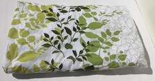 Kas Australia Camilla Green Floral Embroidered Queen Duvet Cover 86 x 94 in