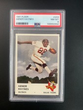 1961 Fleer - Abner Haynes #203 Graded PSA 8 - Nice centering