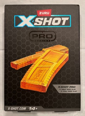 ZURU X-Shot Pro Series Dart Clip Set Mag Half & Full Size Magazine New Sealed