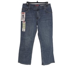 Wrangler Five Star Jeans Boys 16 Husky Blue Classic Bootcut Adjustable Waist