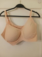 NWT Honeylove CrossOver Bra Size 3X 44 DD DDD Sand Tan Wireless Adjustable