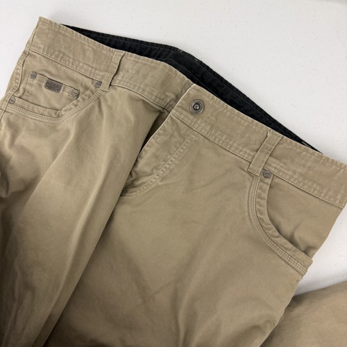 Kuhl Pants Men 40x34 Khaki Defyr Hiking Workwear Outdoor - Picture 4 of 6