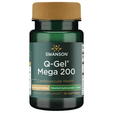 Swanson Q-gel Mega 200 200 mg 30 Softgels