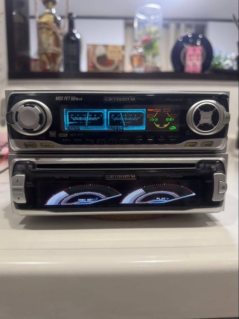 Pioneer Carrozzeria MEH-P777 & CDS-P555 Car Audio CD MD Equalizer