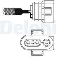Delphi Lambdasonde Vorne U.A. FüR Audi, Ford, VW