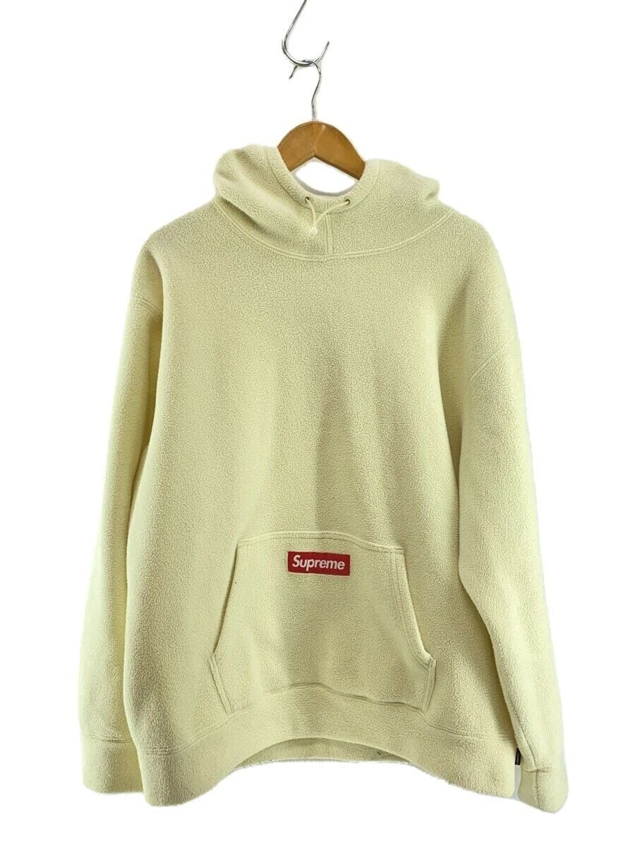 Sweat à capuche Supreme crème L occasion