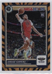 2023-24 Panini NBA Hoops Premium Stock Tiger Prizm Jordan Hawkins #125 Rookie RC