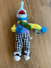 Jim Henson Muppets Gonzo Pepper Tie Plush w/Tags Displayed Not Played