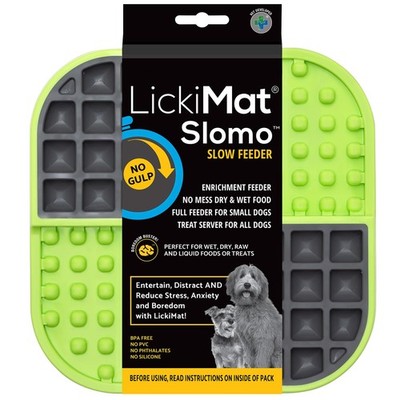 LickiMat Slomo Dog Slow Feeder Lick Mat - Anxiety & Boredom Reducer