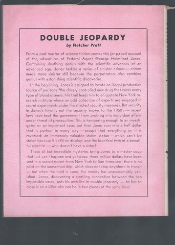 Galaxy Novel #30 1956-"Double Jeopardy" by Fletcher Pratt-Wally Wood sci-fi cove - Picture 2 of 2