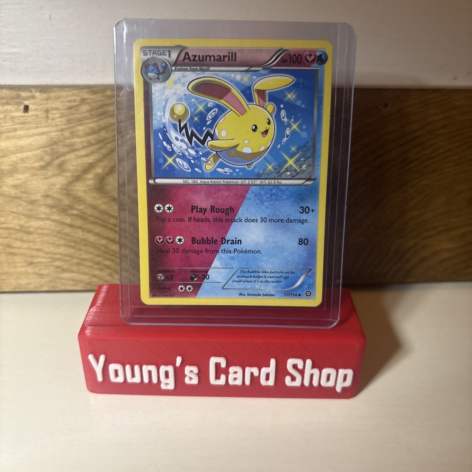 Azumarill 77/114 XY - Steam Siege Pokemon