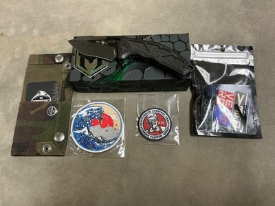 Heretic Knives Medusa Manual Recurve DLC Magnacut - H010-6A-T with extras