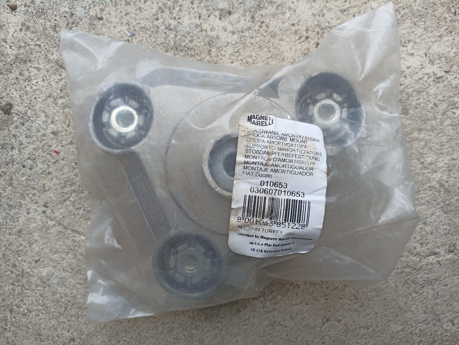Butée d'amortisseur de suspension arrière pour utilitaire Jumper Ducato