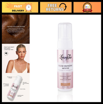 Deluxe Self Tanning Bronzing Mousse - Medium, Streak-Free, Professional Quality,