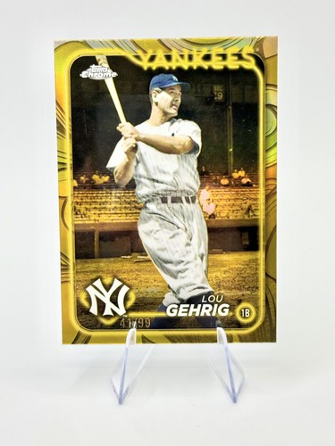 2024 Topps Gilded Collection #4 Lou Gehrig | Baseball Card