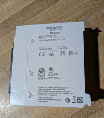 Brand new!! Schneider Electric Modicon X80 I/O Analog TC/RTD Isolated BMXART0814