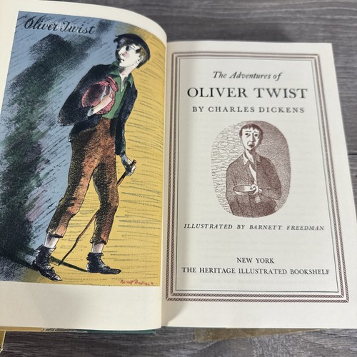 The Adventures of Oliver Twist By Charles Dickens 1939 Illustrated Heritage - Picture 9 of 16