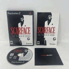 Scarface The World is Yours PS2 PlayStation 2 Complete CIB Black Label Good