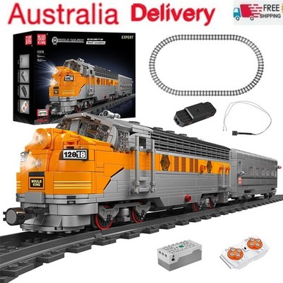 Mould King 12018 Diesel Locomotive Remote Control Train Building Blocks Set Gift